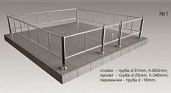 Ограда из нержавейки