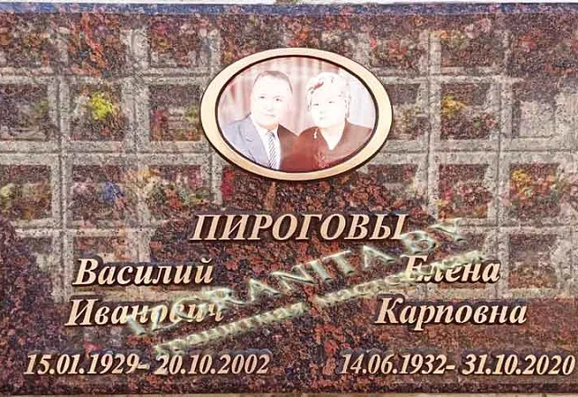Колумбарные плиты.Обрамление колумбарных ниш.